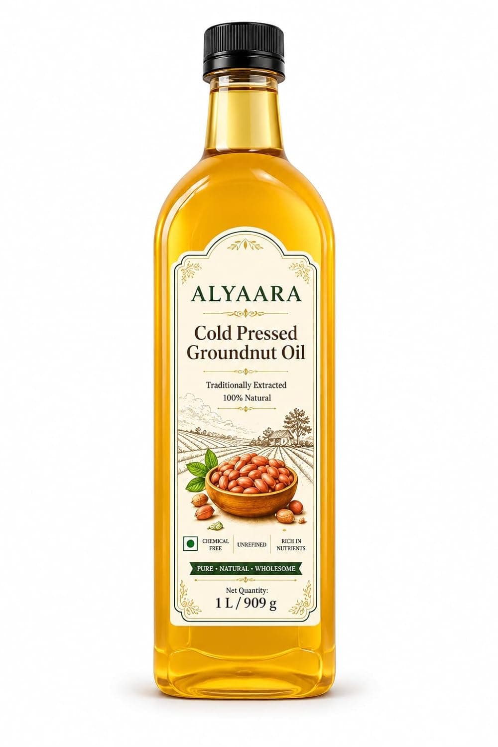 Cold-Pressed Groundnut Oil