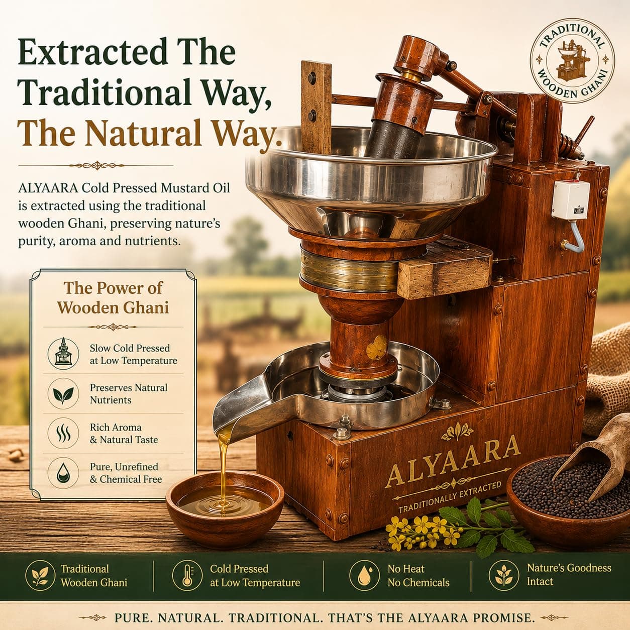 Cold-Pressed Mustard Oil